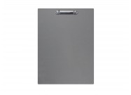 Magnetic ring binder clipboard A4 - portrait | Grey