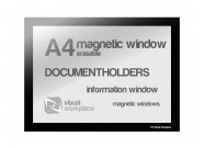 Magnetic window A4 black