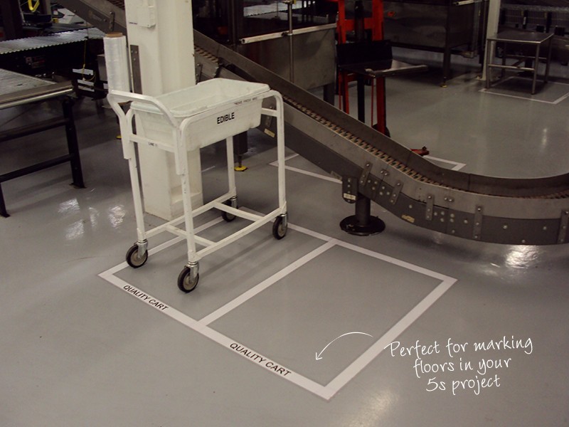 Floor Marking Tape (solid) TnP Visual Workplace