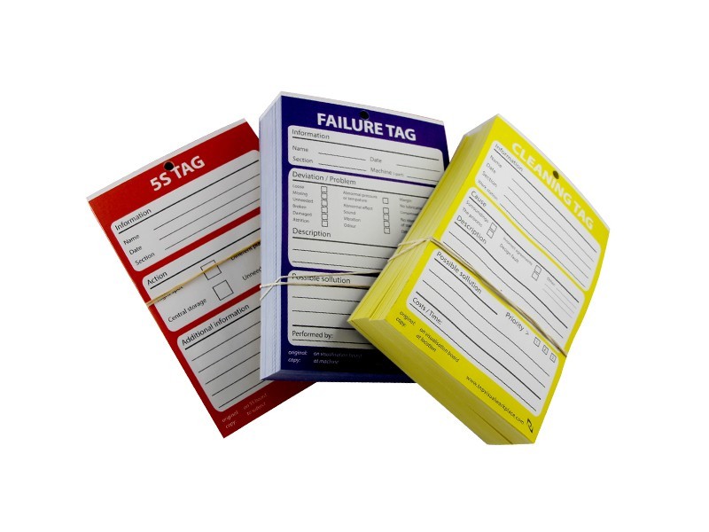 5S Tags (labels) - TnP Visual Workplace