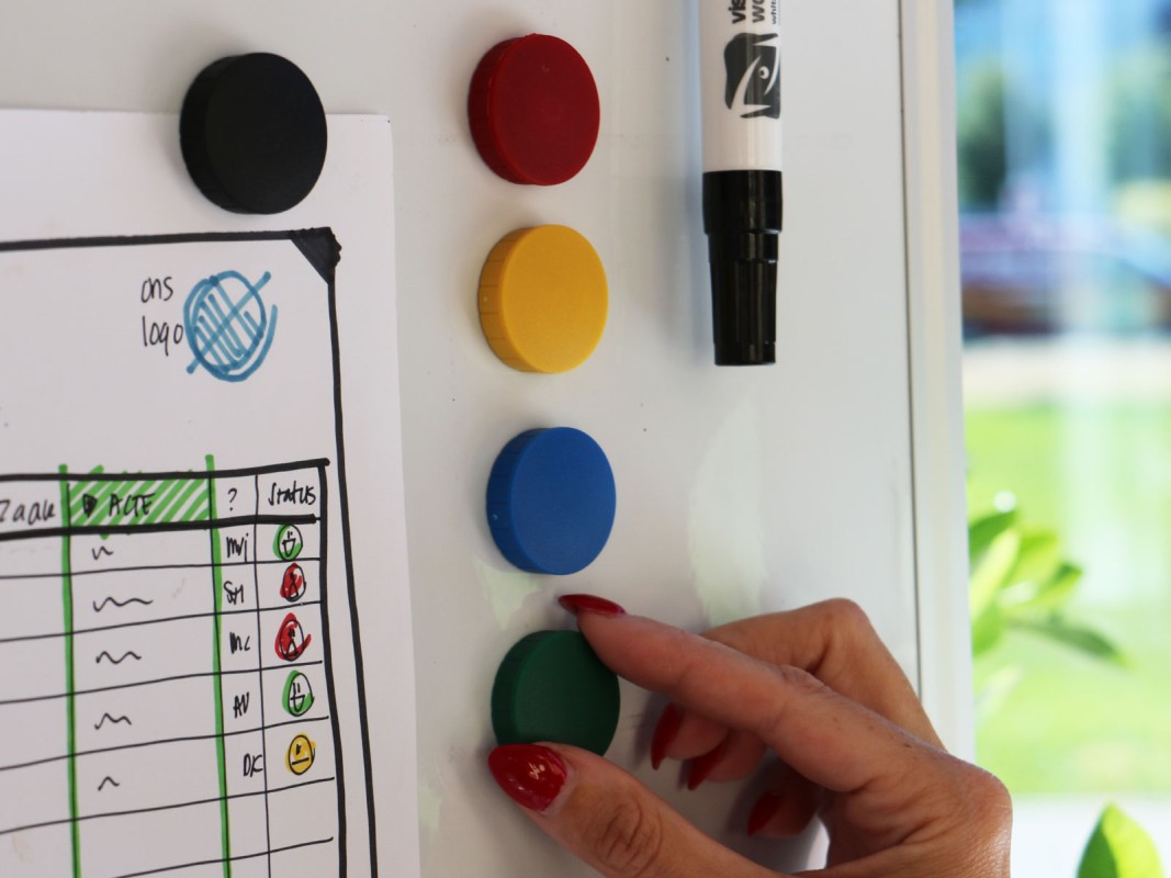 Whiteboard Magnets Round 30mm TnP Visual Workplace