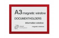 Magnetic windows A3 | Red