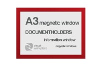 Magnetic windows A3 | Red