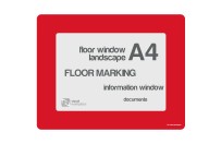 Floorwindows A4 (set) | Red