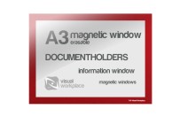 Magnetic Window A3 erasable | Red