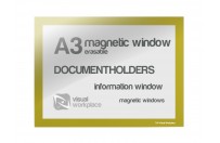 Magnetic Window A3 erasable | Yellow