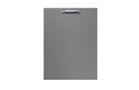 Magnetic ring binder clipboard A4 - portrait | Grey