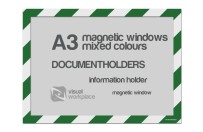 Magnetic windows A3 (various colours) | Green / White