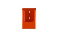 Leaflet holder magnetic A6 - portrait (colour) | Orange