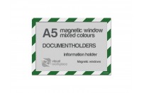 Magnetic windows A5 (various colours) | Green / White