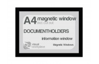 Magnetic windows A4 (incl. cut out) | Black