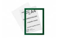 Selfadhesive magnetic foil A4 (incl. magnetic window) | Green