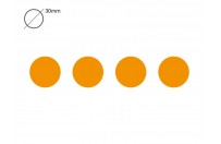 Round magnet 3cm | Orange