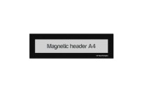 Magnetic window A4 headers | Black