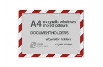 Magnetic windows A4 (various colours) | Red / White