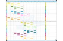 Planning board | Example FrieslandCampina (120x150cm)