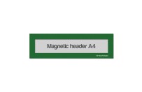 Magnetic window A4 headers | Green