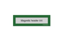 Magnetic window A4 headers | Green