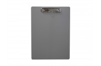 Clipboard magnetic A4 incl. paper clip (portrait) | Grey