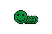 Magnetic smileys 2.5cm | Green