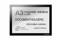 Magnetic Window A3 erasable | Black