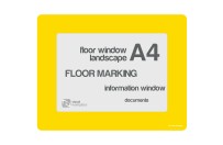 Floorwindows A4 (set) | Yellow