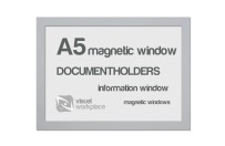 Magnetic windows A5 | Silver-grey