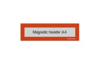 Magnetic window A4 headers | Orange