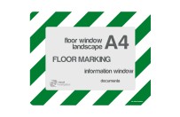 Floorwindows A4 (set) | Green / White