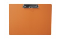Clipboard magnetic A4 incl. paper clip (landscape) | Orange