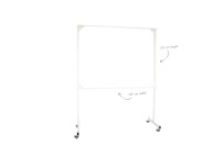 Mobile whiteboard stand 120x200cm