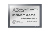 Magnetic Window A3 erasable | Grey