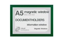 Magnetic window A5 (incl. cut out) | Green