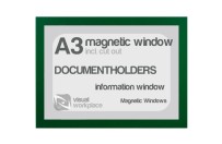 Magnetic windows A3 (incl. cut out) | Green