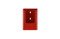 Leaflet holder magnetic A6 - portrait (colour) | Red