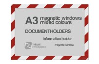 Magnetic windows A3 (various colours) | Red / White