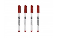 Fine tip whiteboard markers (single colour) | Red