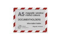 Magnetic windows A5 (various colours) | Red / White