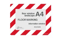 Floorwindows A4 (set) | Red / White