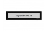 Magnetic window A3 headers | Black