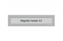 Magnetic window A3 headers | Silver-grey