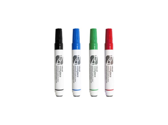 Magnetic whiteboard markers (various colours)