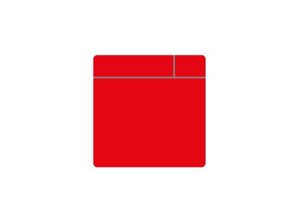 Magnetic scrumcard red