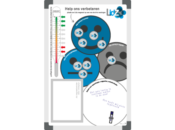 Smiley improvement board for Lidz 90x120cm