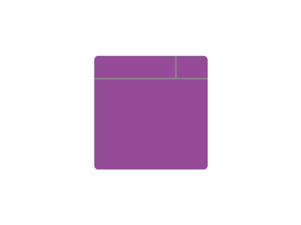 Scrum whiteboard magnet - purple