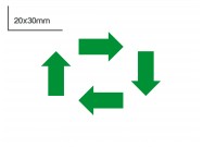 Arrow magnet - small | Green