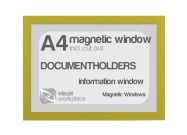 Magnetic windows A4 (incl. cut out) | Yellow