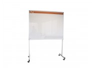 Mobile whiteboard stand 120x150cm with board