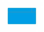 Whiteboard scrumcard blue large