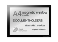 Magnetic window A4 black